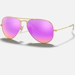 Ray Ban Aviators Flash Lenses